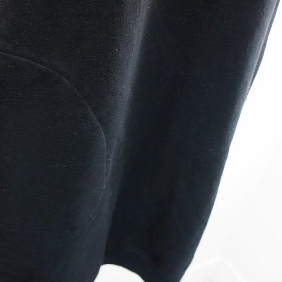 Chicos zenergy black sweatshirt dress size 2 - Picture 3 of 4